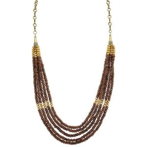 2/70$ Joan Rivers wooden necklace 38" classic collection